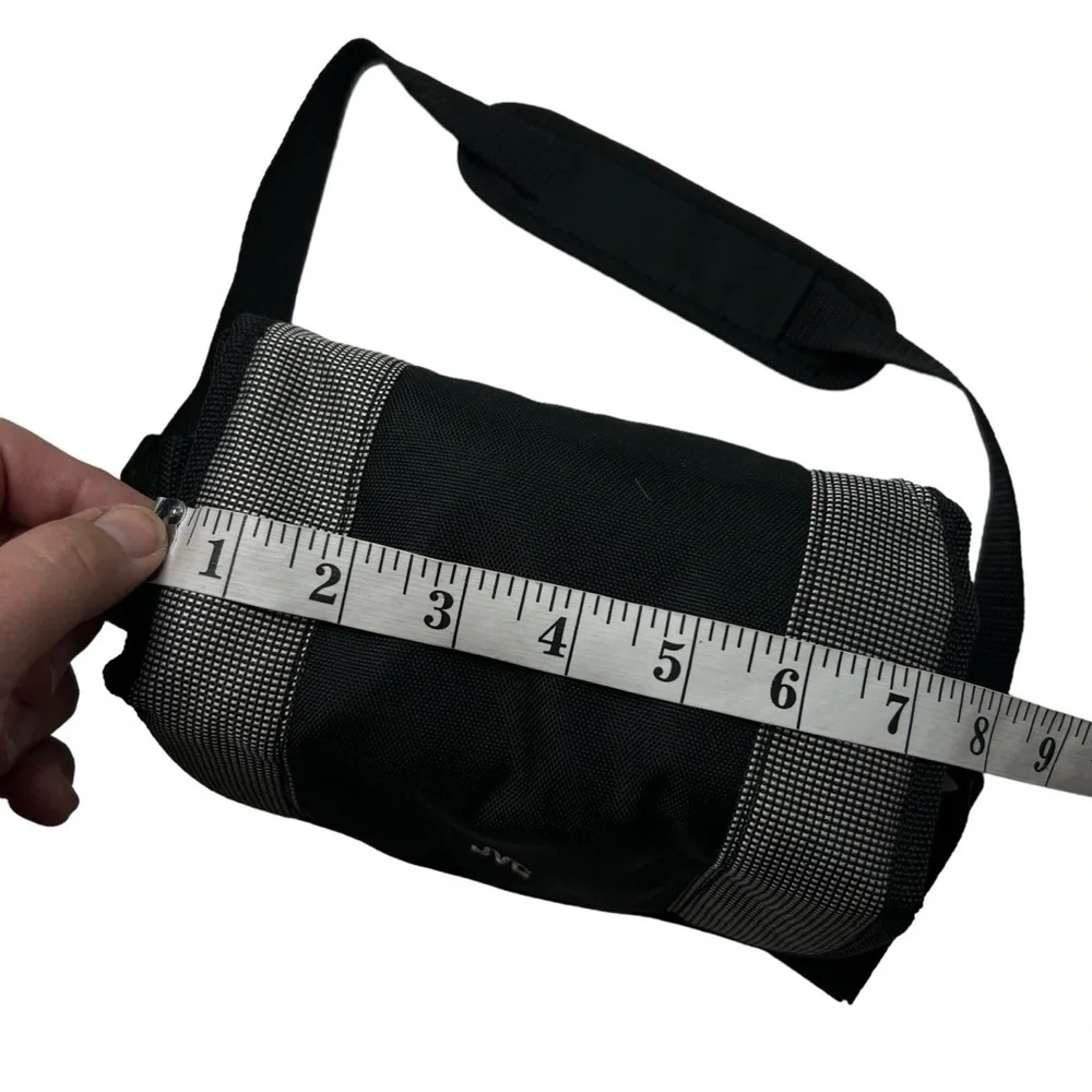 JVC Camera Bag with Adjustable Strap Black Digital Travel Case Hiking Recorder